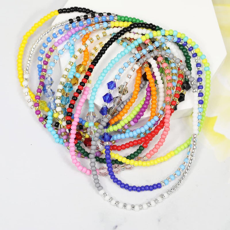 BALABEAD 6mm Bicone Faceted Crystal Glass Beads for Jewelry Making, DIY Beads for Bracelet 15 Colors Mix Lot in Box (Total 600pcs) - Image 4